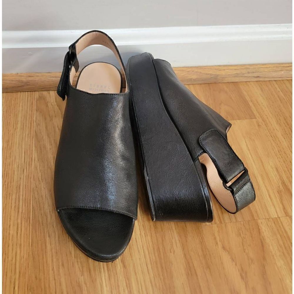 Stuart Weitzmanoffsetpeep-Toe Platformsandals7 - image 2